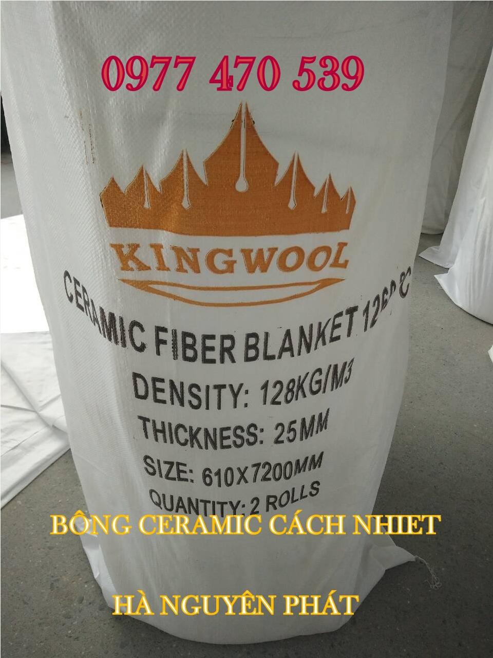 BÔNG SỢI GỐM CERAMIC KINGWOOL 1260 ĐỘ 