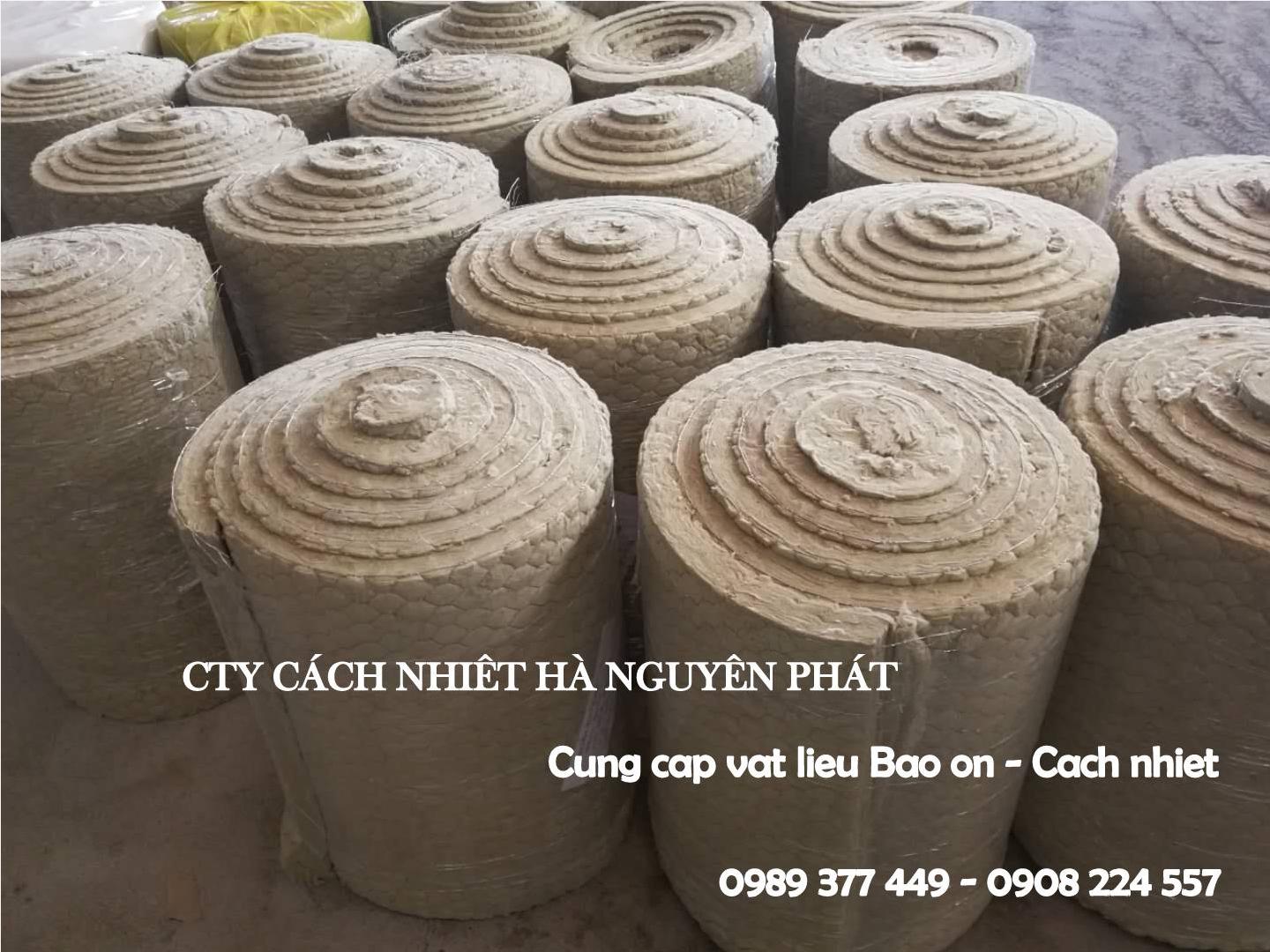 CUỘN BẢO ÔN CÓ LƯỚI  ( ROCKWOOL WIRED MAT)