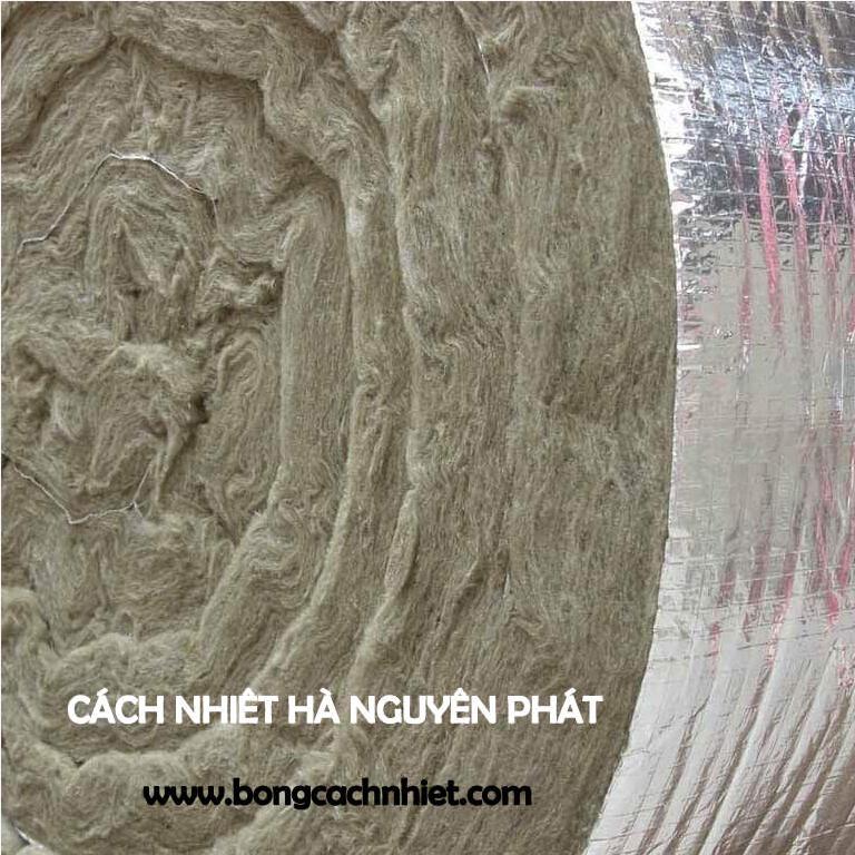 BÔNG KHOÁNG CUỘN PHỦ BẠC ( ROCKWOOL BLANKET ALUMINIUM FOIL)