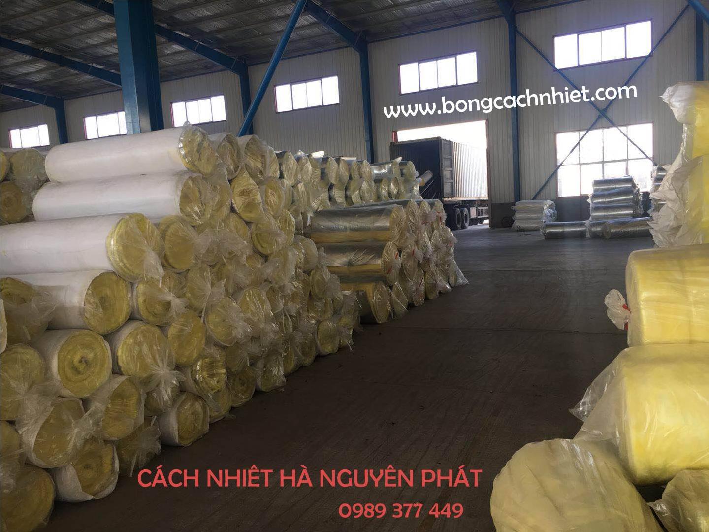 BÔNG THỦY TINH CÓ BẠC  32KG/M3, 16KG/M3, 48KG/M3