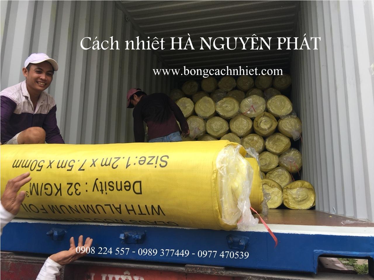 BÔNG THỦY TINH CÁCH NHIỆT 32KG/M3 THICK 50MM