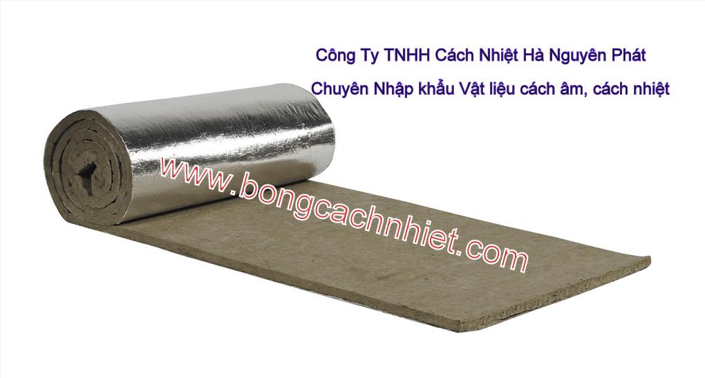 BÔNG KHOÁNG CUỘN CÓ BẠC ( ROCKWOOL BLANKET ALUNUMFOIL)