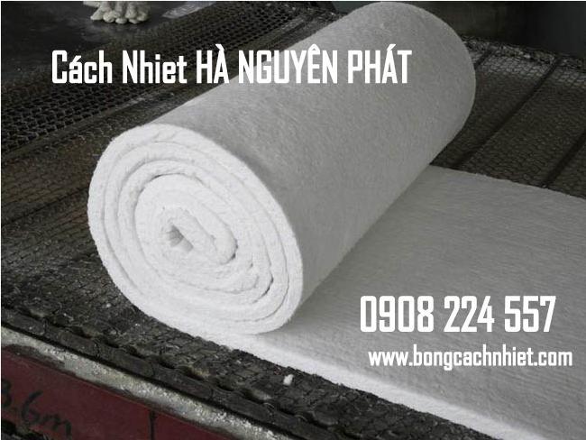 BÔNG GỐM CHỊU NHIỆT 1260 ĐỘ TỶ TRỌNG 96KG/M3