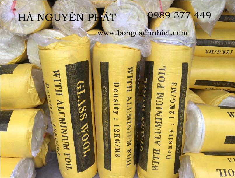 BÔNG THỦY TINH CÓ BẠC 12KG/M3